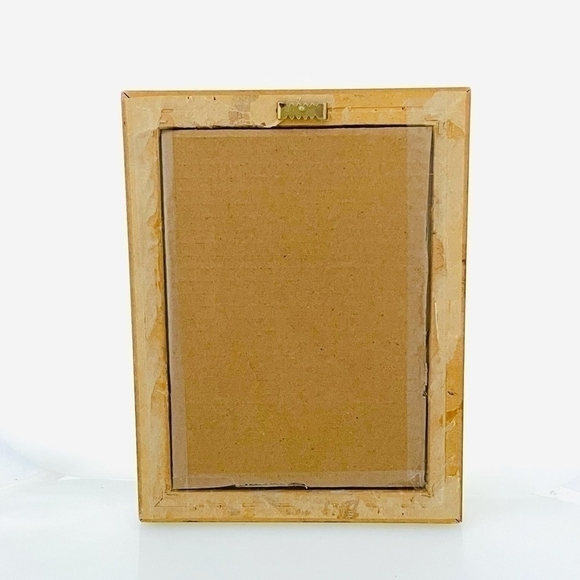 3x Antique Real Wood Hand Carved Textured Picture Photo Frames - Picture 3 of 7